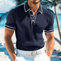 Men's Ribbed Trim Polo
