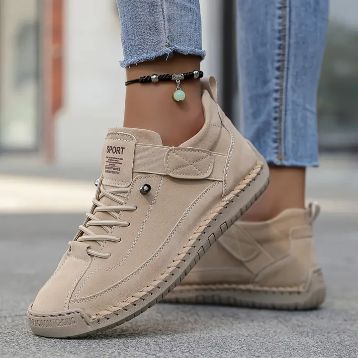 Women's Orthopedic Leather Trainers