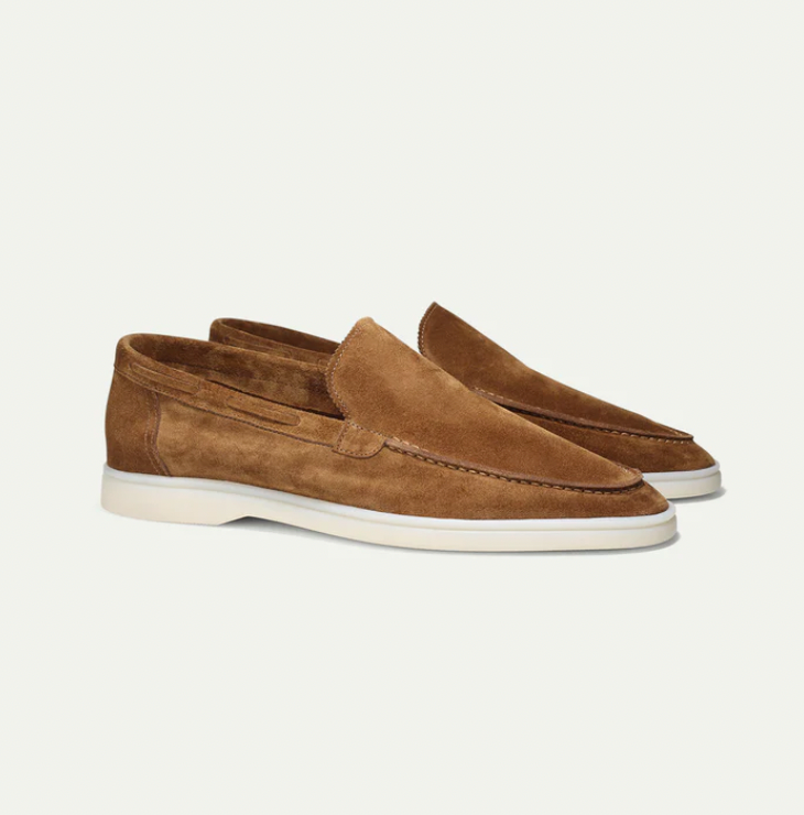 Men's Suede Driving Loafers