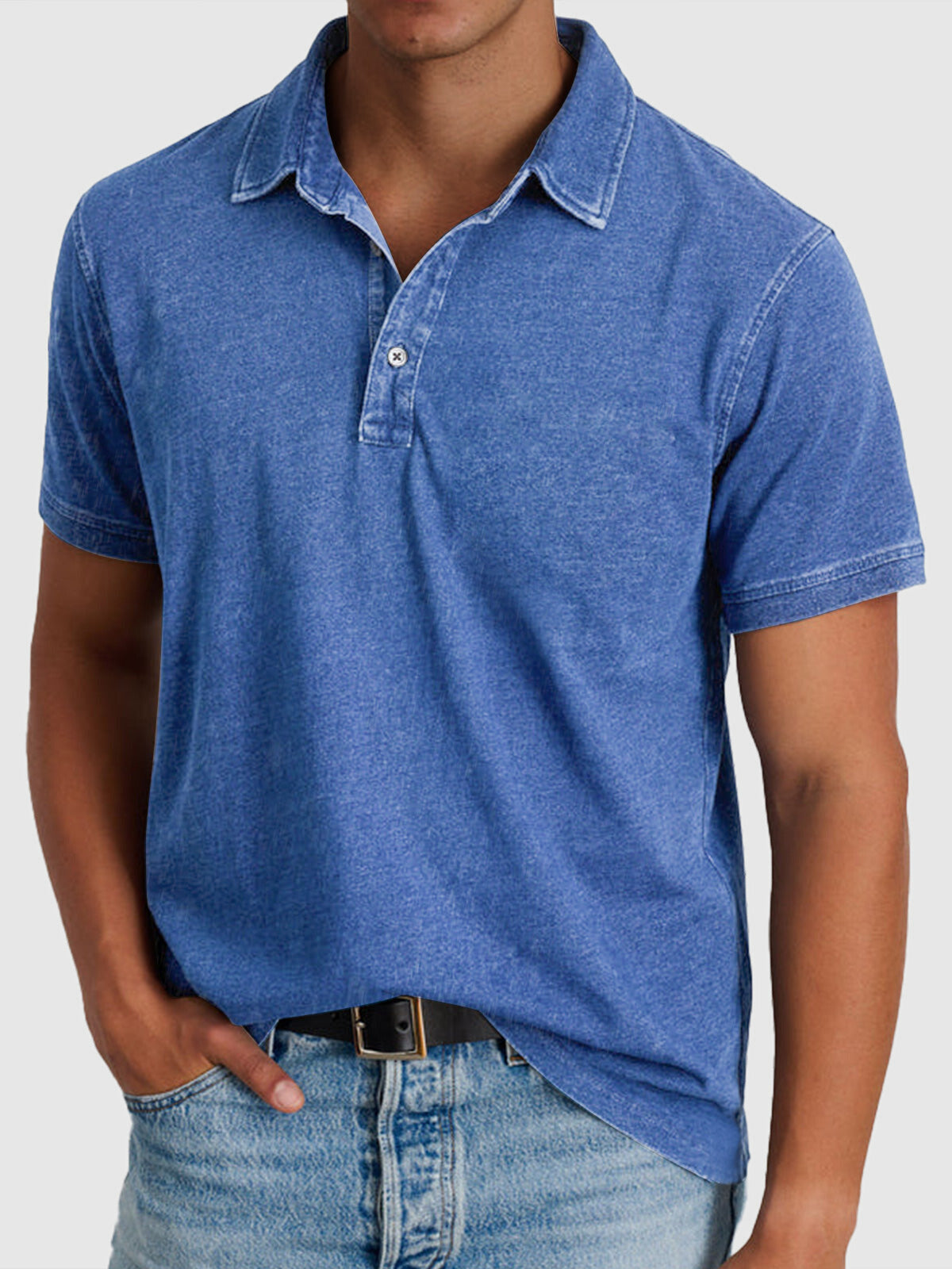 Men's Washed Regular Polo Shirt
