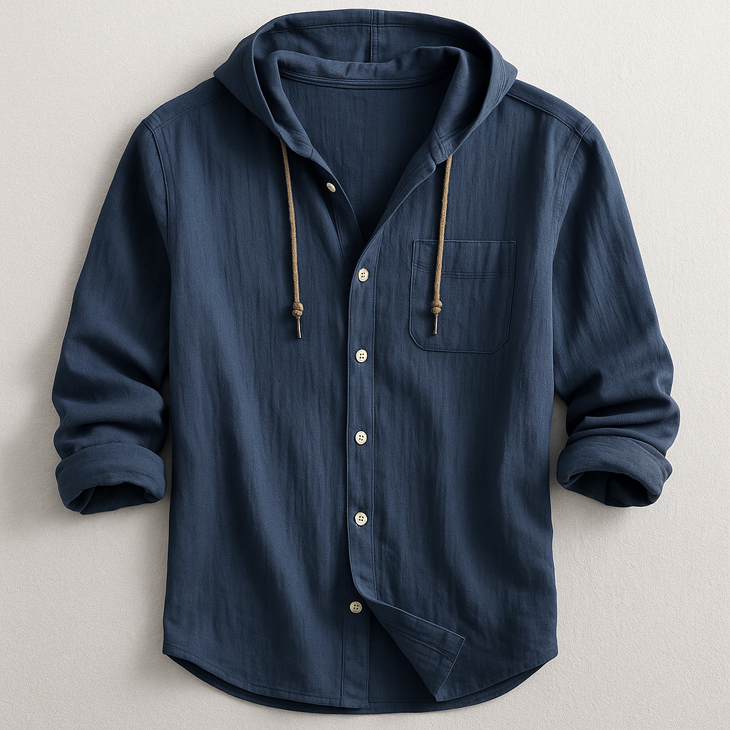 Men's Lightweight Hooded Overshirt