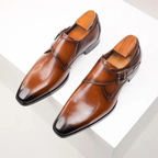 Men's Buckled Monk Strap Shoes