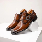 Men's Buckled Monk Strap Shoes