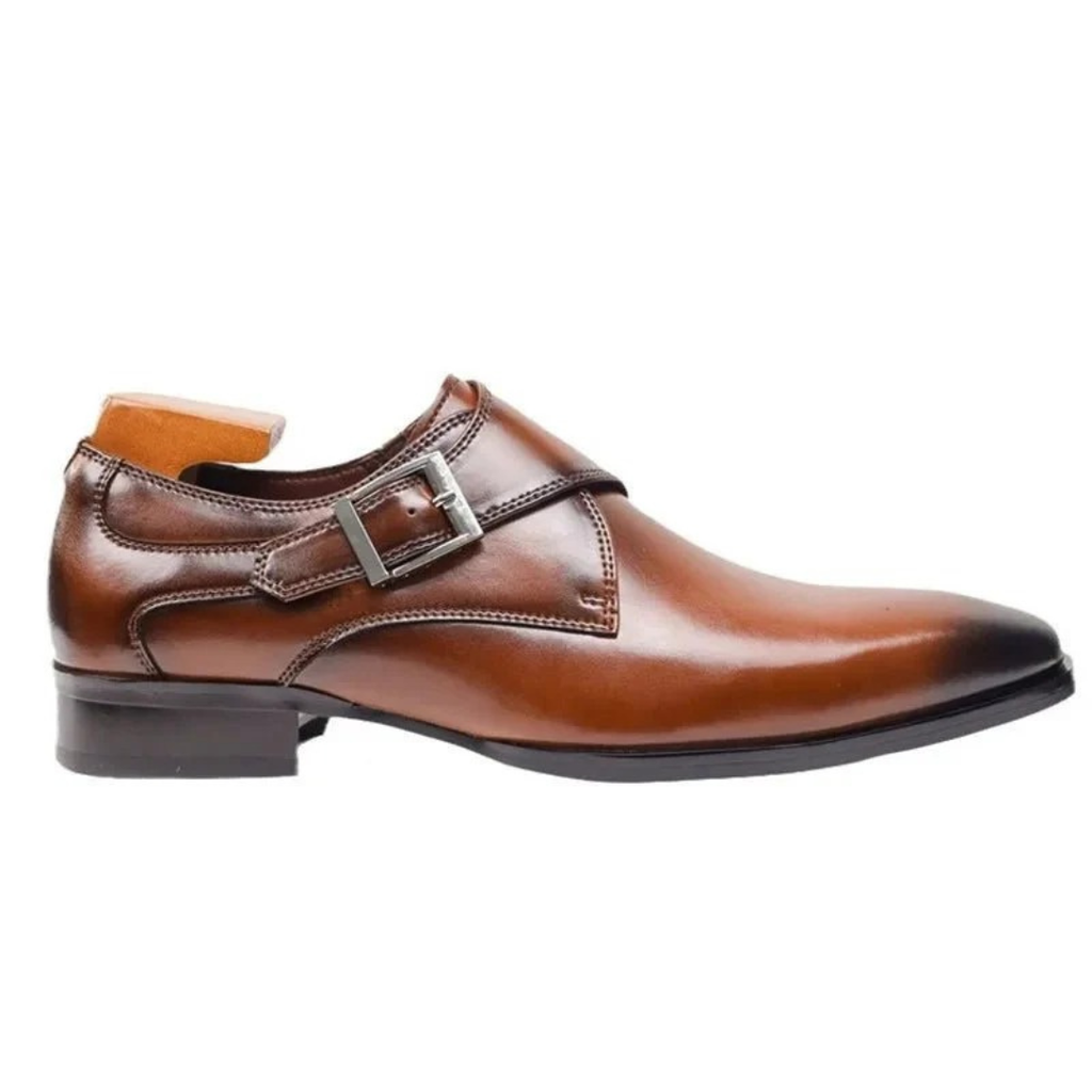 Men's Buckled Monk Strap Shoes