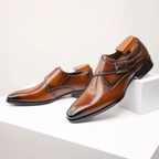 Men's Buckled Monk Strap Shoes