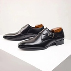 Men's Buckled Monk Strap Shoes