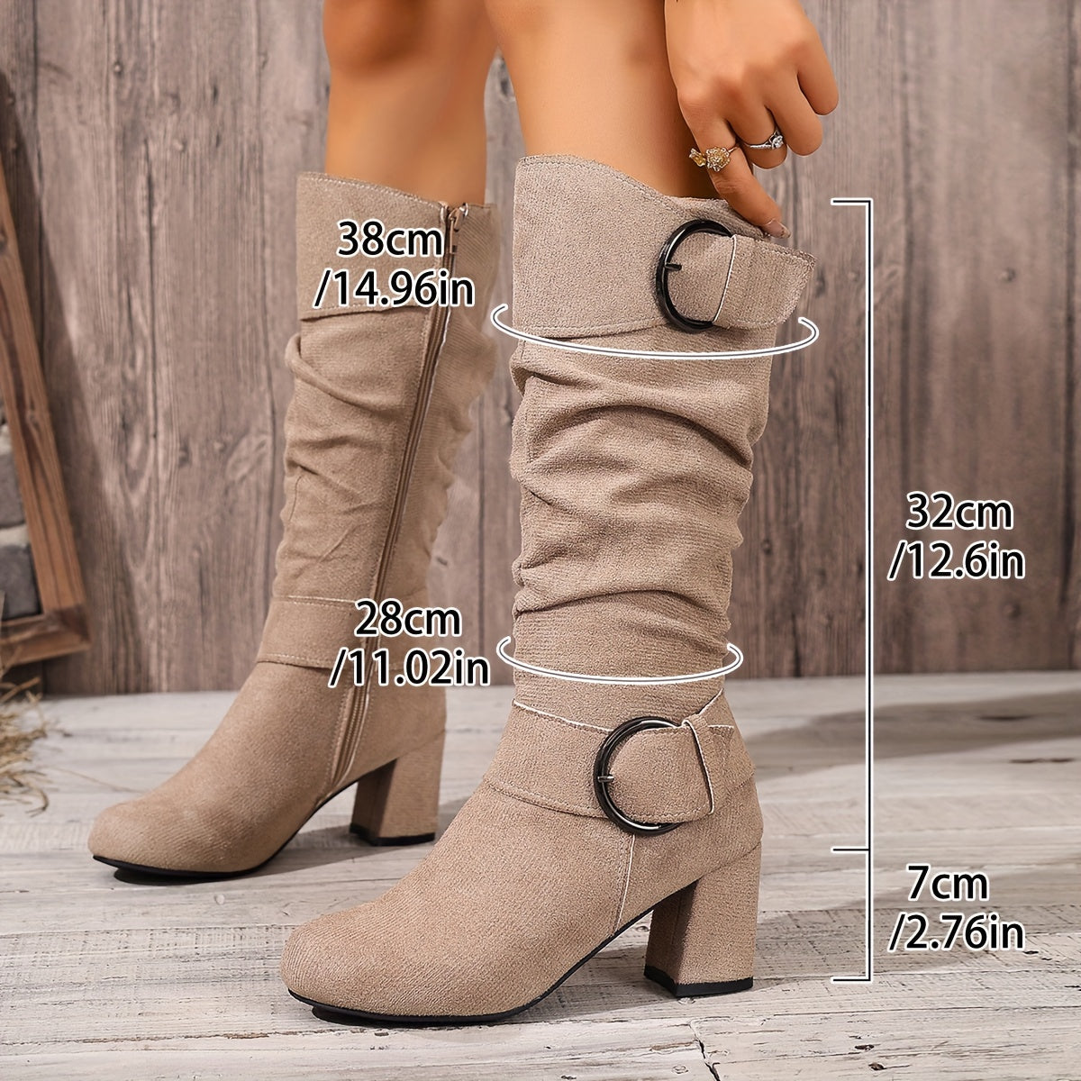 Women's Knee-High Slouchy Boots