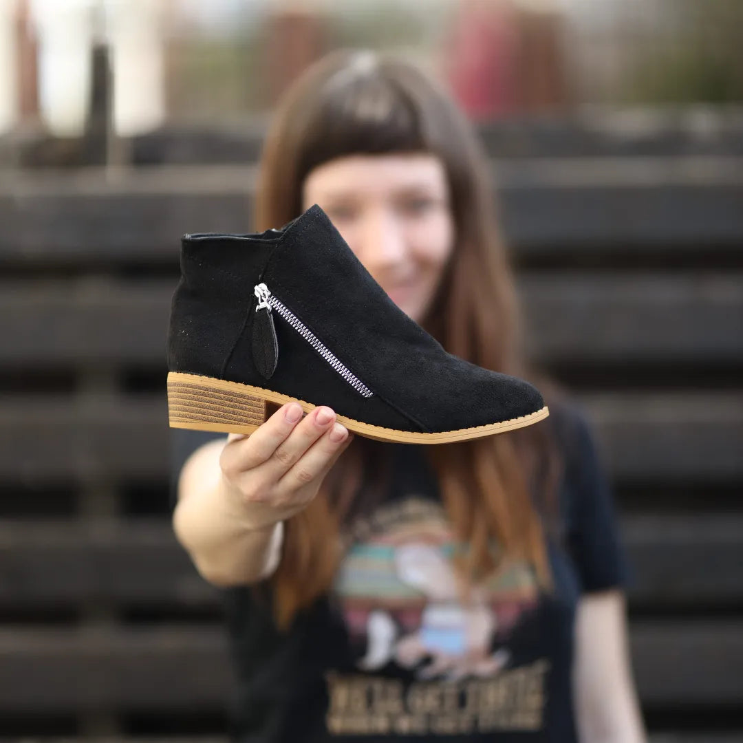 Women's Tassel Zip-Detail Ankle Boot