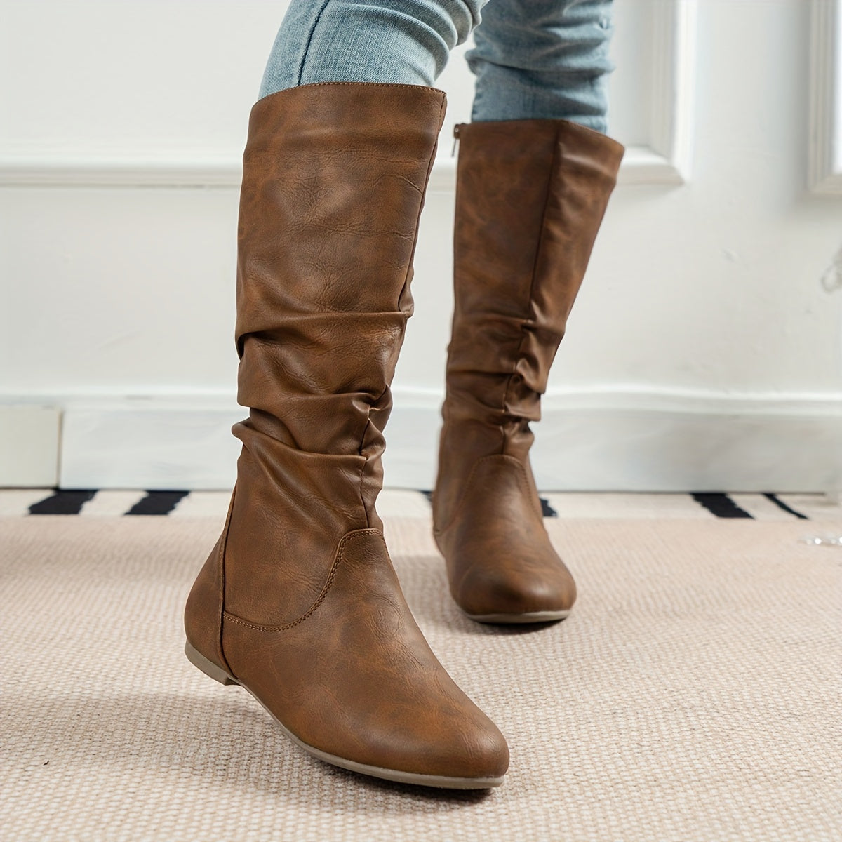 Women's Brown Knee-High Boots