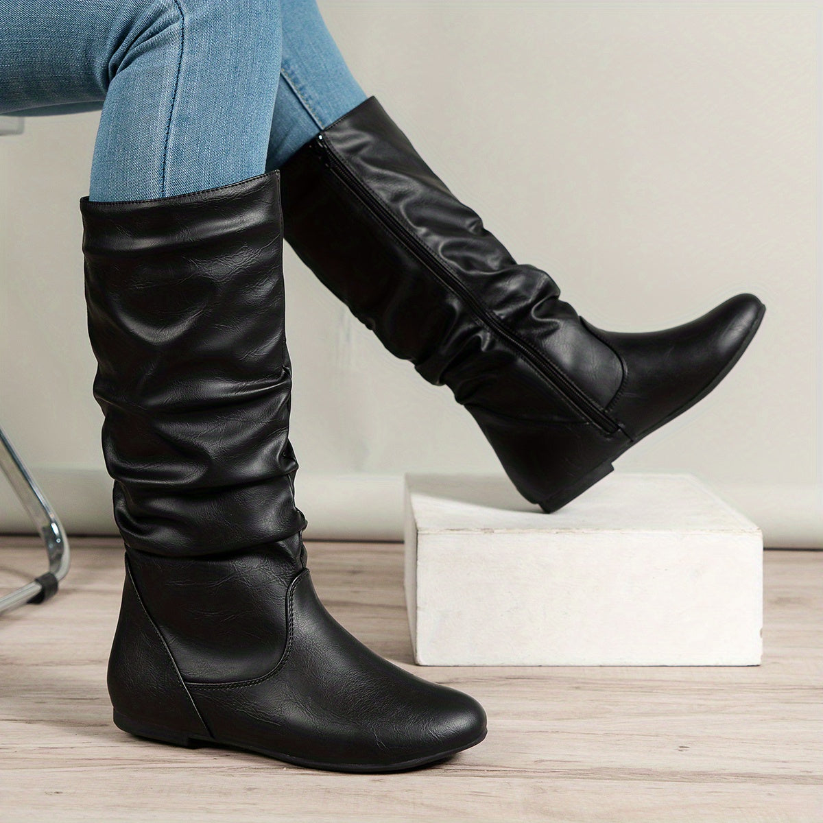 Women's Brown Knee-High Boots