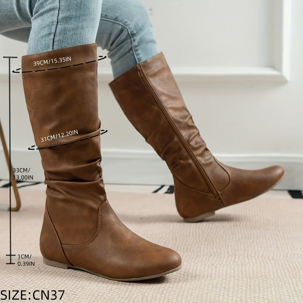 Women's Brown Knee-High Boots