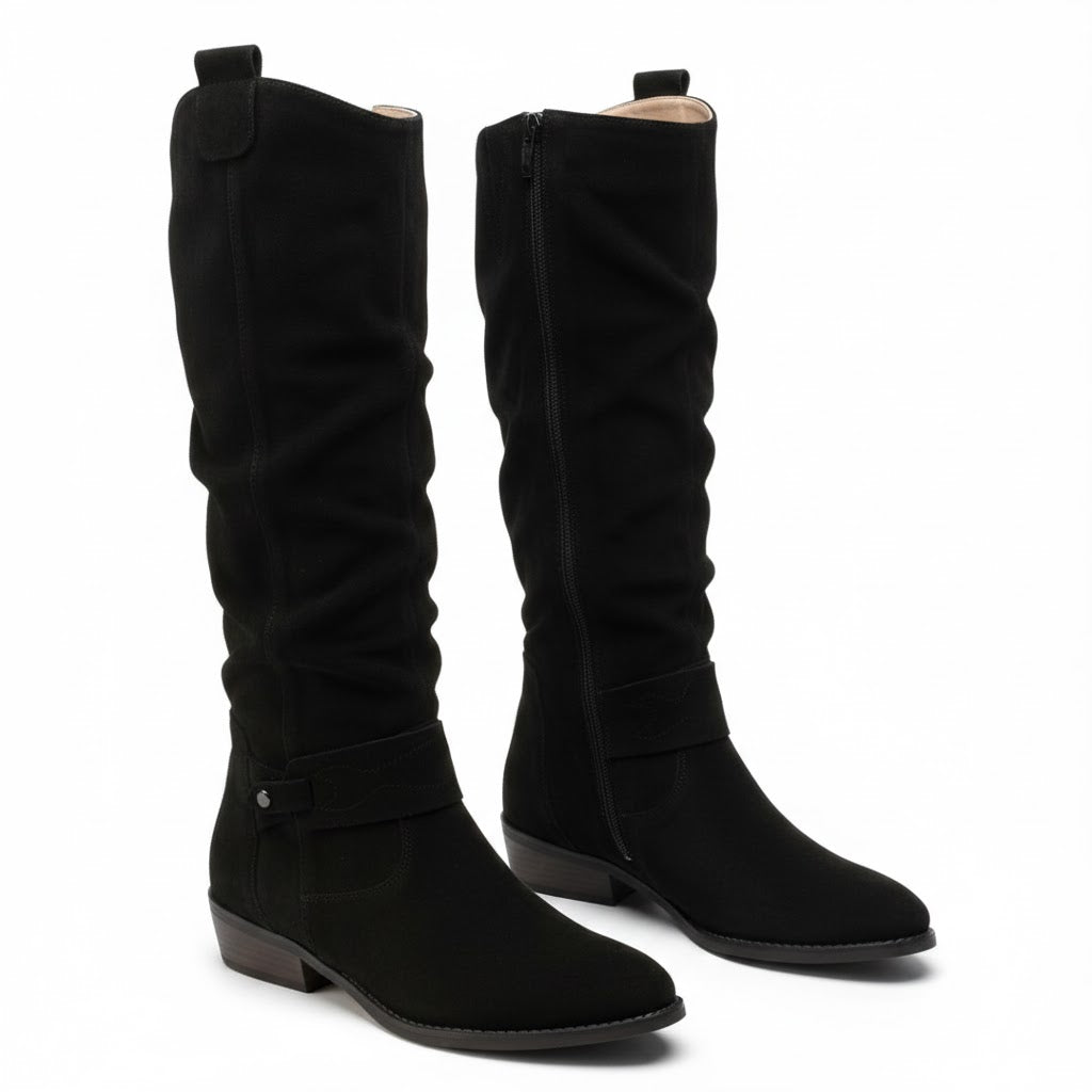 Women's Ankle-Strap Slouch Boots