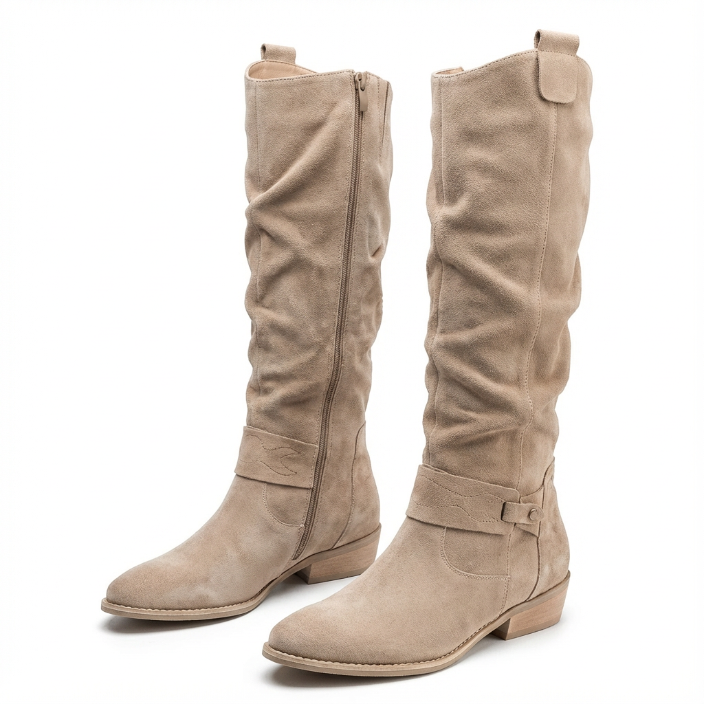 Women's Ankle-Strap Slouch Boots