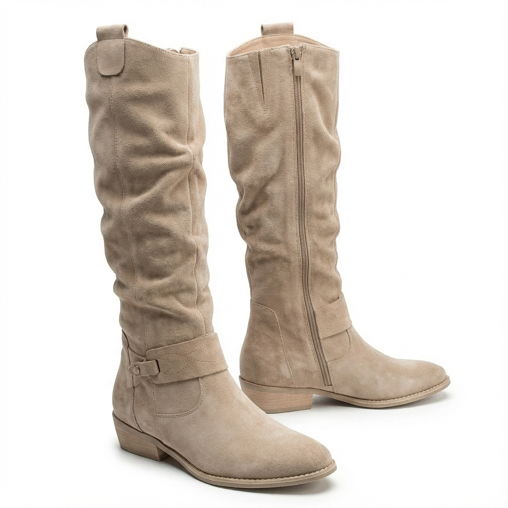 Women's Ankle-Strap Slouch Boots