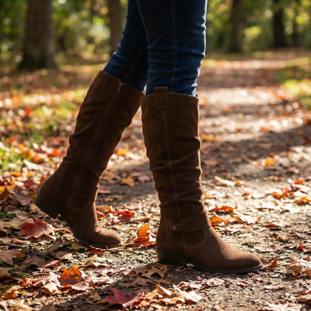 Women's Ankle-Strap Slouch Boots