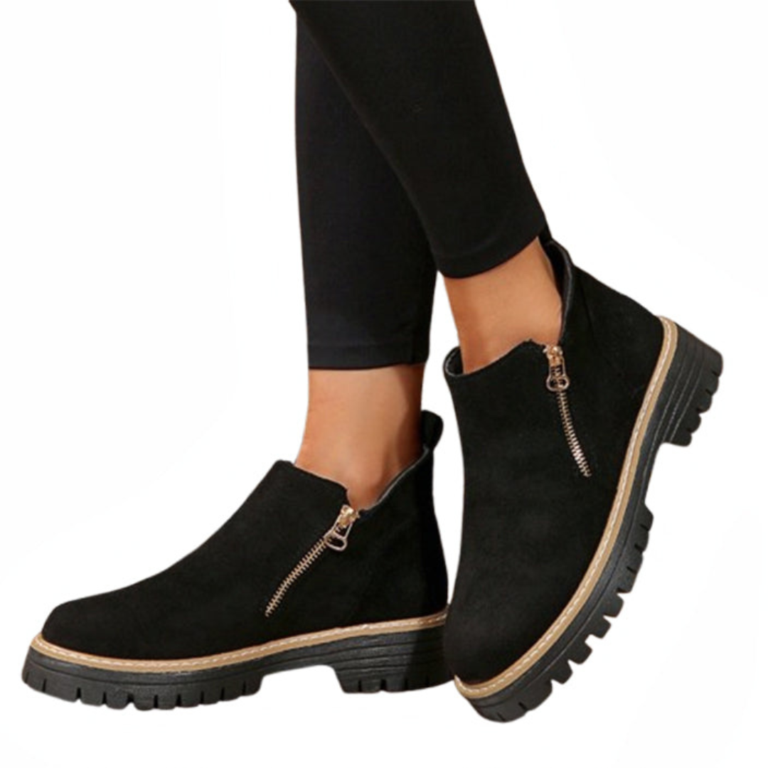 Women's Side-Zip Platform Boots