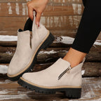 Women's Side-Zip Platform Boots