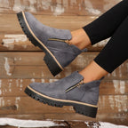 Women's Side-Zip Platform Boots
