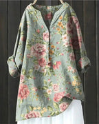 Women's Patchwork Relaxed Tunic Blouse
