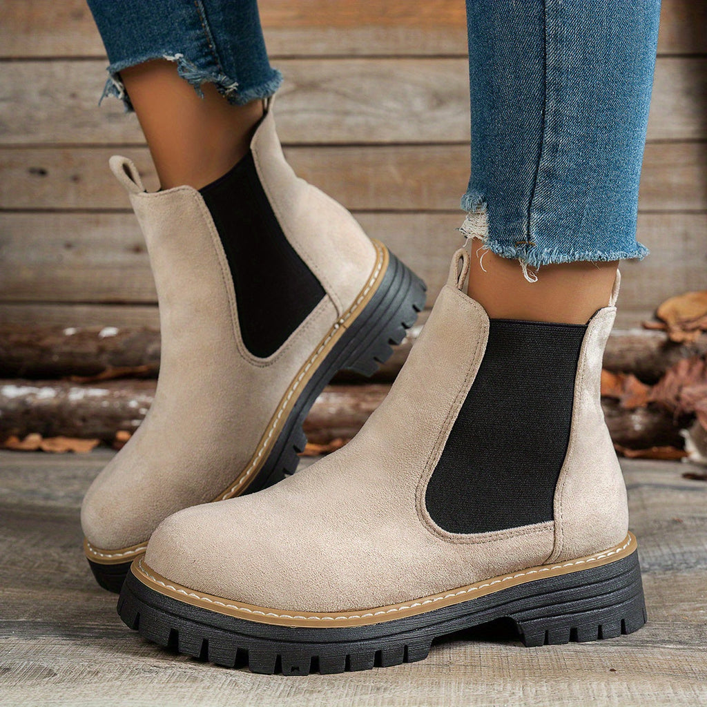 Women's Platform Chelsea Boots