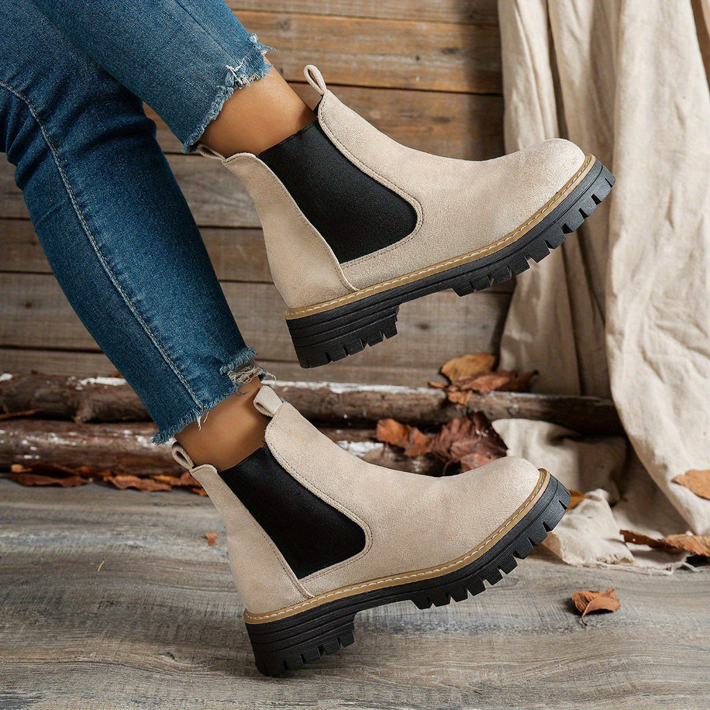 Women's Platform Chelsea Boots