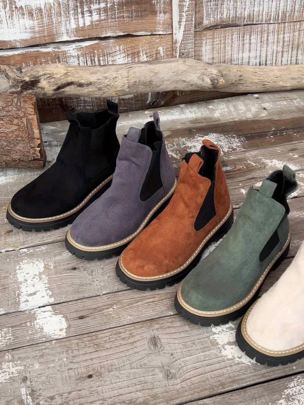 Women's Platform Chelsea Boots