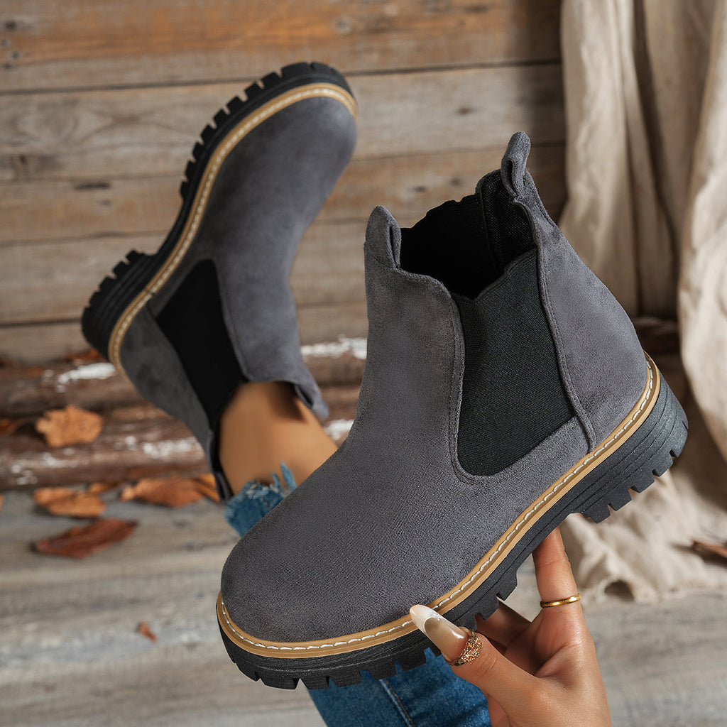 Women's Platform Chelsea Boots