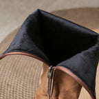 Women's Gold-Button Knee-High Boots