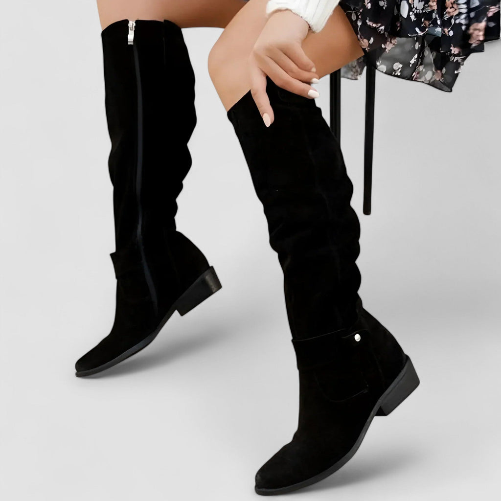 Women's Pointed-Toe Slouch Boots
