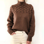 Women's Ribbed Cable Knit Jumper