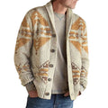 Men's Retro Shawl Collar Cardigan