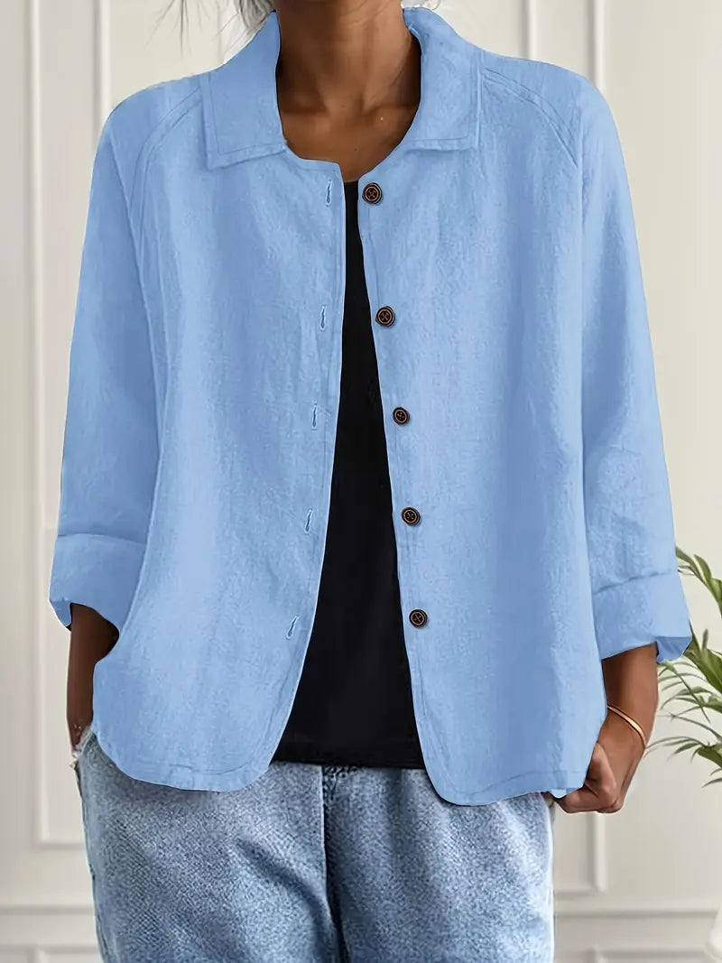 Women's Button-Front Summer Jacket