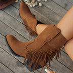 Women's Fringe Western Cowboy Boots