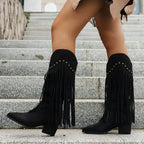 Women's Fringe Western Cowboy Boots
