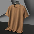 Men's Crew Neck Textured T Shirt