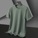 Men's Crew Neck Textured T Shirt