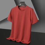 Men's Crew Neck Textured T Shirt