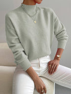 Women's Mock Neck Jumper