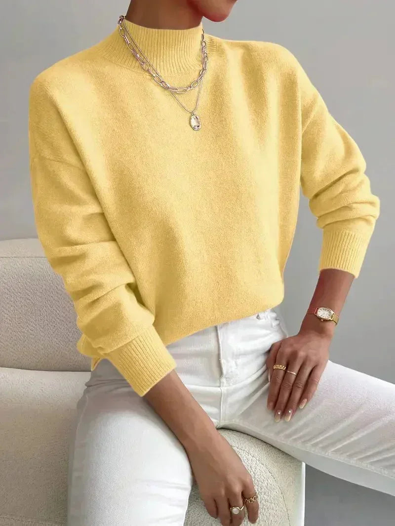 Women's Mock Neck Jumper