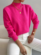 Women's Mock Neck Jumper