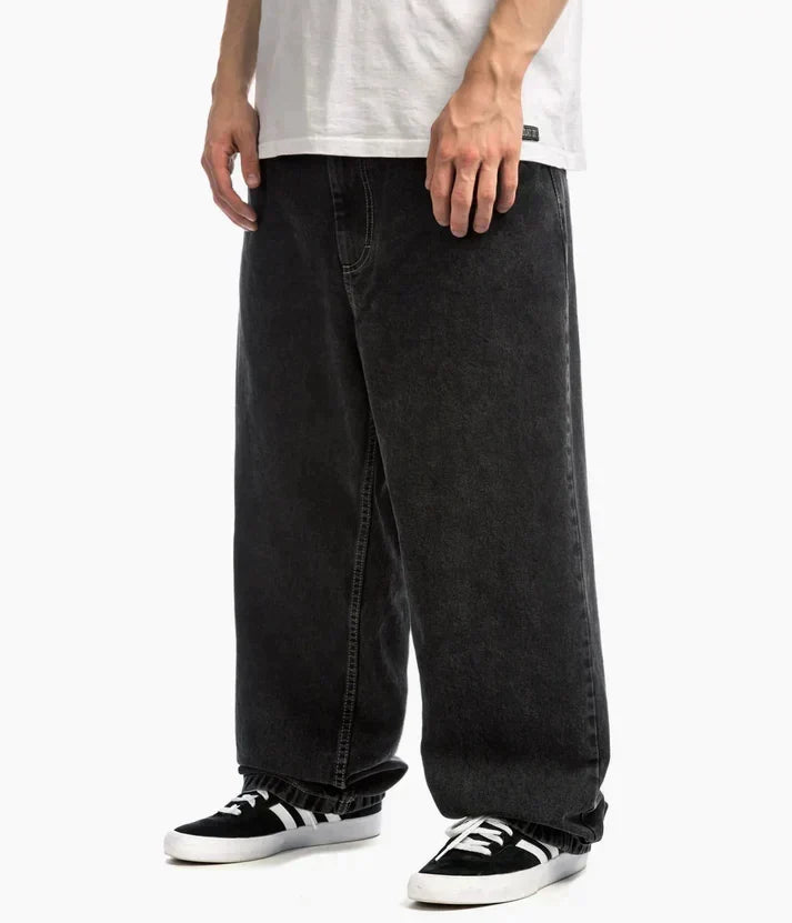 Men's Wide Leg Denim Jeans