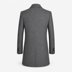 Men's Refined Mid Length Tweed Coat