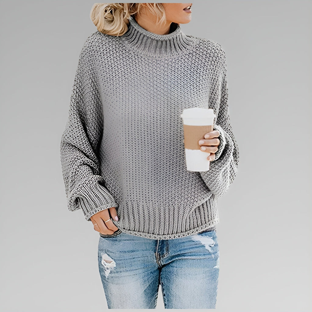 Women's Chunky Roll Neck Jumper