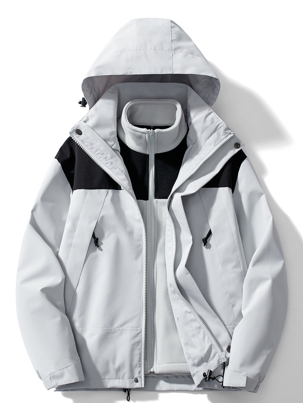 Men's 3 in 1 Hooded Winter Jacket
