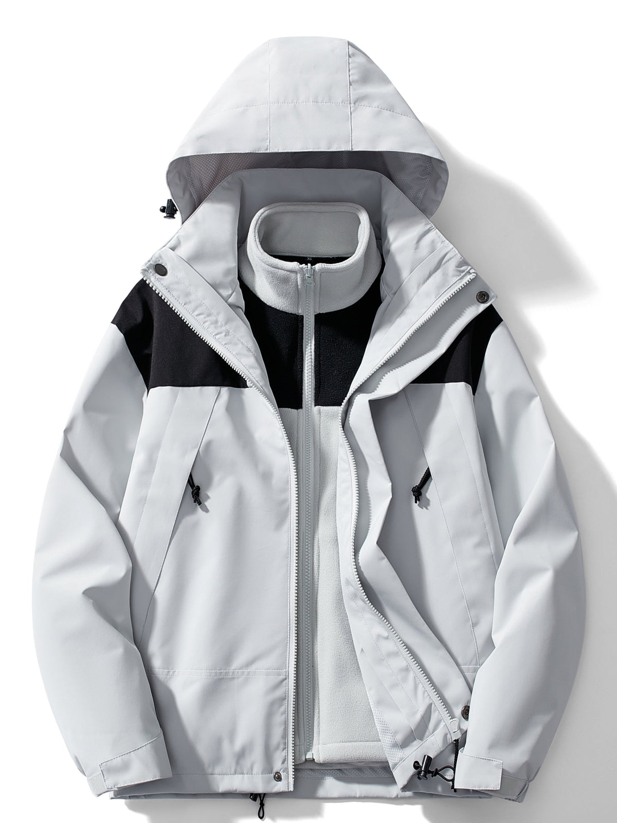 Men's 3 in 1 Hooded Winter Jacket