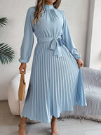 Women's Pleated Midi Dress