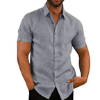 Men's Relaxed Summer Button Shirt