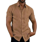 Men's Relaxed Summer Button Shirt
