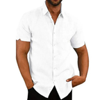 Men's Relaxed Summer Button Shirt