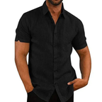 Men's Relaxed Summer Button Shirt
